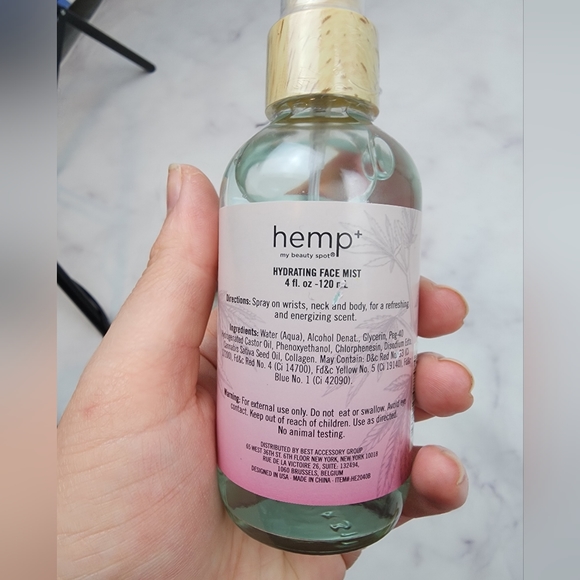 🎉HP!🎉☘️🌿 Tea Tree & Hemp salt scrub & face mist - Picture 2 of 6